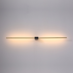 Applique murale de style luxueux à led, petite tige ultramince, <span class=keywords><strong>base</strong></span> avec texture métallique, nouveau modèle - Product Image 2