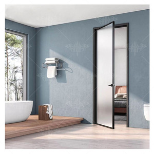 Diseño de puerta de inodoro, PUERTAS DE BAÑO de aluminio - Product Image 4