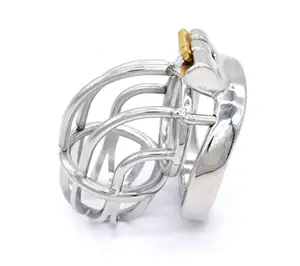 FRRK-46H Quick Verzending Gebogen Halter Symmetrische Arc Ring Chastity Lock Kuisheid Apparaat Man En Vrouw