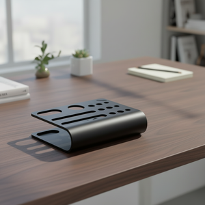 Porte-stylos, porte-crayons, agrafeuse, ciseaux, rangement pour le bureau et la maison, organisateur de bureau multifonctionnel avec support pour téléphone - Product Image 4