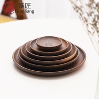 Plateau en bois artisanal de luxe pour table à manger, personnalisable, durable, organisateur de cuisine, pour servir des collations, présenter des plats, des assiettes