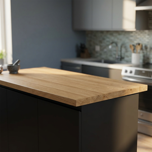 Natural <b>Oak</b> Solid Wood <b>Slab</b> for Office Kitchen Living Room Table Tops and Countertops - Product Image 3