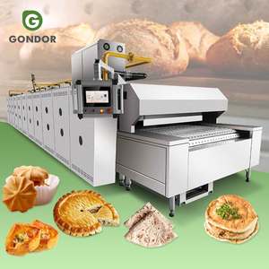 Cinta transportadora pequeña superior de acero inoxidable de gran capacidad Naan horno de pan Gas Industrial nuevo túnel estante horno para pastel de pan - Product Image 1