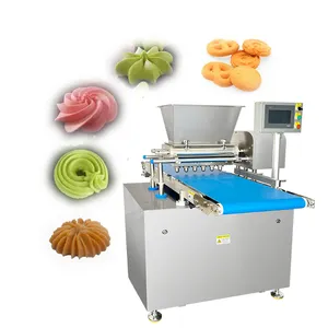 Automatic Professional Industrial New Cookies Product Making Machine Line Mini Filled Luck Cookie Icing Machine