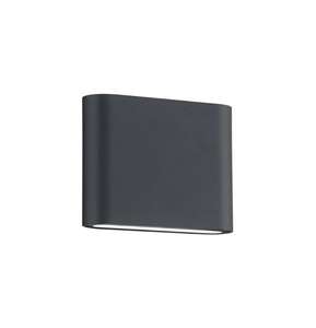 מודרני אלומיניום עמיד למים שטוח גן מרפסת חיצוני led קיר רכוב למעלה ולמטה מנורה - Product Image 4