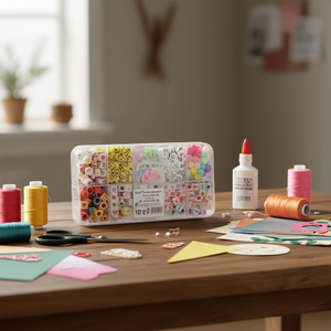 ILAN Set di Perline per Artigianato 350 Pezzi Scatola 6.8x13.2Cm - Product Image 2