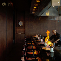 JEILI - Design d'intérieur moderne et luxueux - Solutions pour hôtels - Fabrication de meubles - Table en bois et marbre - Sièges en cuir - Ensemble de meubles de restaurant