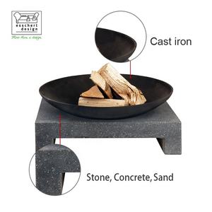 Esschert Design Grils à charbon en acier corten foyer métal foyer <span class=keywords><strong>brasero</strong></span> plancha extérieur - Product Image 5