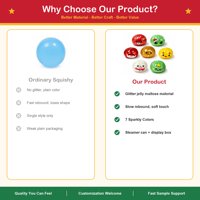 Boîte cadeau de Noël Jouet Squishy Boîte mystère Boulette de pâte vapeur simulée Poudre dorée Anti-stress Cadeau de fête Vente en gros OEM