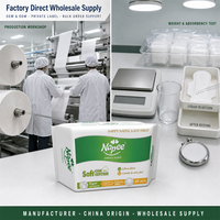 Serviettes hygiéniques Napee ultra-fines, respirantes, en coton, avec ailettes, pour usage diurne, jetables, OEM, marque privée, vente en gros