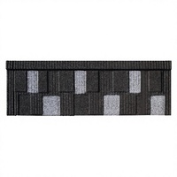 Tuile de toiture en métal revêtu de pierre pour villa, maison résidentielle, hôtel, complexe hôtelier, style européen, tôle de toiture colorée