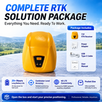 Receptor GNSS RTK de Bolsillo T1P 4G LTE NTRIP CORS con Precisión Centimétrica, Equipo de Topografía Multi-GNSS