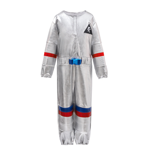 Combinaisons d'astronautes de qualité supérieure pour enfants, <span class=keywords><strong>costume</strong></span> d'<span class=keywords><strong>astronaute</strong></span> <span class=keywords><strong>avec</strong></span> <span class=keywords><strong>casque</strong></span> spatial réaliste, ensemble d'Halloween inspiré de la NASA pour garçons et filles - Product Image 2
