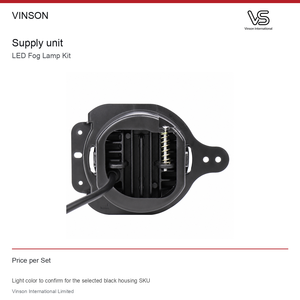 Kit de Faros Antiniebla LED para Jeep Wrangler JL con Carcasa Negra - Product Image 4