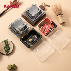 1200 contenedor de plástico de color Arce aPET/PSetizer embalaje de alimentos bandeja cuadrada para sushi caja para llevar Sushi - Product Image 4