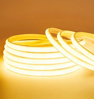 Bande LED COB sans pilote 220V/110V, étanche, autocollante, découpable toutes les 10cm, sans points, flexible pour extérieur, intérieur et escalier