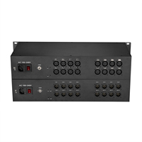 16-Kanal XLR Symmetrischer Audio-zu-Glasfaser-Konverter Einmodiger FC/LC/ST/SC Glasfaseranschluss für Analoges Symmetrisches Audio über Glasfaser