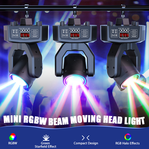 Mini Luz de Discoteca de 30W con Efecto 4 en 1 de Haz de Luz, Láser y Estroboscópico para Escenario, Control DMX y Activación por Sonido para DJ, Bar y <span class=keywords><strong>Navidad</strong></span> - Product Image 2