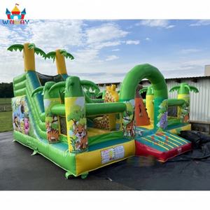 Castillo Inflable Comercial de PVC con Diseño de Animales de la Selva, 6x6x4m, Capacidad para 5-10 Personas, Diversión y Seguridad - Product Image 3