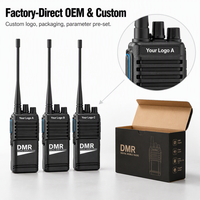 Radio DMR XUNLIBAO, mode analogique-numérique, talkie-walkie numérique D810, portable, cryptage, longue portée, pour la construction et la sécurité