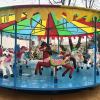 Promotion : Manège d'intérieur et de plein air pour enfants et adultes, avec chevaux de carrousel pour parc d'attractions