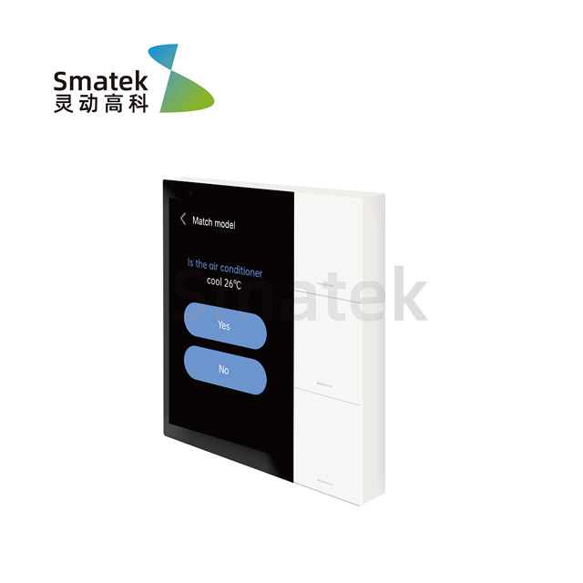 3 Gang Tuya 3.5 Inch Smart Home Control Panel with Tuya Zigbee Gateway IR Remote Control A/C Tuya Smart Wall Switches
