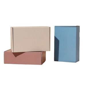 Caja <span class=keywords><strong>de</strong></span> Envío <span class=keywords><strong>de</strong></span> Cartón Corrugado Azul Pequeñ<span class=keywords><strong>a</strong></span> para Suscripciones <span class=keywords><strong>de</strong></span> Comercio Electrónico con Logotipo Impreso Personalizado - Product Image 2