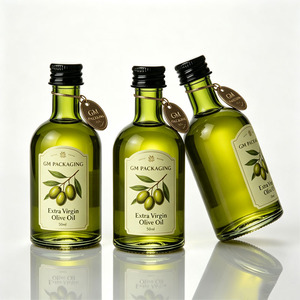 Bouteille en verre de style nordique de 50 ml pour vodka, whisky, gin, brandy, <span class=keywords><strong>tequila</strong></span>, huile d'olive, avec bouchon à vis - Product Image 1