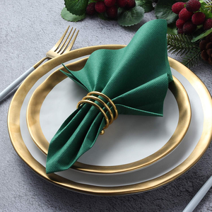 Serviettes en <span class=keywords><strong>papier</strong></span> Airlaid personnalisées avec logo, serviettes de massage en <span class=keywords><strong>papier</strong></span> pour hôtel, fabrication de couleur personnalisée, impression personnalisée - Product Image 3