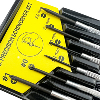 Jeu de tournevis de précision 6 pièces, kit de mini-tournevis 6 en 1, Phillips, pour la réparation de montres, de lunettes, de téléphones, d'électronique, outils manuels
