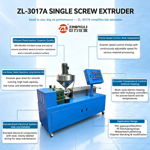 Desktop Lab Single Screw Extruder, Mini Plastic Single Screw Extrusion Machine for Polymer Filament Sheet Profile Forming R&D - Product Image 3