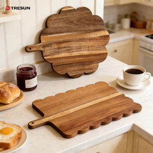 Tablas de Madera de Acacia, Tabla de Cortar de Madera para Pan, Carne, Frutas, Queso, Tabla de Carnicero - Product Image 2
