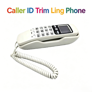 CID Línea única con cable Teléfono con cable Montado en la pared Baño Línea de ajuste analógica Teléfono Hotel y <span class=keywords><strong>hogar</strong></span> Línea terrestre básica - Product Image 5