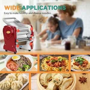 CHANG QING Macchina Elettrica Commerciale Automatica per Pasta e Noodle 2-in-1, Rullo per Impasto Resistente con Lama da 2mm/6mm, Nuovo - Product Image 6