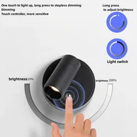 Projecteurs Muraux Rotatifs Sans Fil Rechargeable Magnétique Sans Fil Télécommande Veilleuse Led Applique Murale pour Chevet