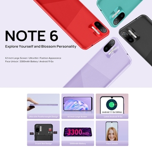 Téléphone intelligent <span class=keywords><strong>Ulefone</strong></span> Note 6 débloqué le moins cher 1 go + 32 go Face ID 6.1 pouces écran IPS Android <span class=keywords><strong>3G</strong></span> téléphone double SIM - Product Image 2