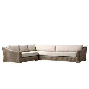 Nordique jardin étanche crème solaire rotin canapé ensemble moderne extérieur Patio terrasse loisirs meubles Durable pour balcon véranda - Product Image 6