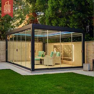 CE approuvé mural véranda terrasse en aluminium jardin patio <span class=keywords><strong>toit</strong></span> mural terrasse berdachung pour terrasoverkapping - Product Image 5