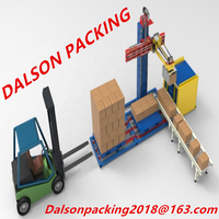 Fournisseur de machines de palettisation universelles pour petites boîtes en carton, fabricant de palettiseurs à bras oscillant à colonne unique au prix d'usine