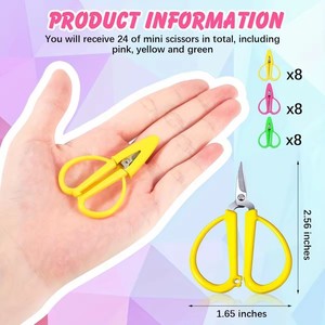 Mini Du Lịch Kéo cho sinh viên đầy màu sắc nhỏ thêu thủ công kéo với mịn lưỡi thép không gỉ và nhựa xử lý - Product Image 5