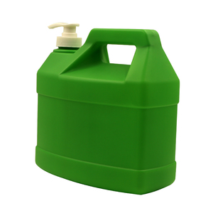 베스트 셀러 1 갤런 스크린 인쇄 병 28/410mm 녹색 색상 Hdpe 플라스틱 펌프 제리 캔 식기 세척 액체 병 - Product Image 4