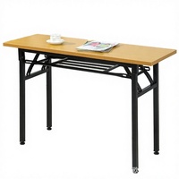 Table pliante moderne en métal, plateau épaissi, pour conférence, formation, bureau, ordinateur, usage hôtelier