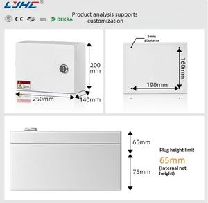DC Yüksek Verimli Endüstriyel Ağ Kabini için Galvanizli Çelik Levha Metal Kutu Güç Kaynağı Muhafazası Üretimi - Product Image 3