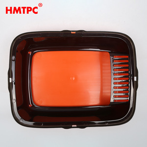 กระบะทรายแมว HMTPC ทรงสี่เหลี่ยม 40x30x14 ซม. วัสดุ PP สำหรับแมว พร้อมฝาปิด - Product Image 3