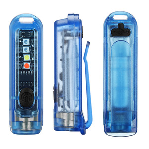Mini lampe torche porte-clés Rocky, lumière LED rechargeable par USB avec clip pour chapeau, pour le camping et la pêche - Product Image 1
