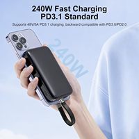 Câble USB-C OTG mâle-mâle, adaptateur USB4, prend en charge la charge 240W/le transfert de données 80 Gbps/la vidéo 16K60Hz