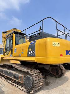 Excavadora de cadenas usada Komatsu PC450-8, excavadoras japonesas originales de 45 toneladas, modelos PC200, PC220, PC240, PC350, excavadora de segunda mano - Product Image 3