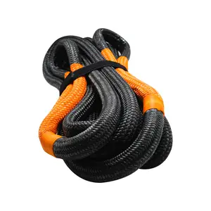 25MM 9M 14Tons 4x4 Off-Road Stretch Kinetic Power Full Recovery Rope Pull Ropes For Car