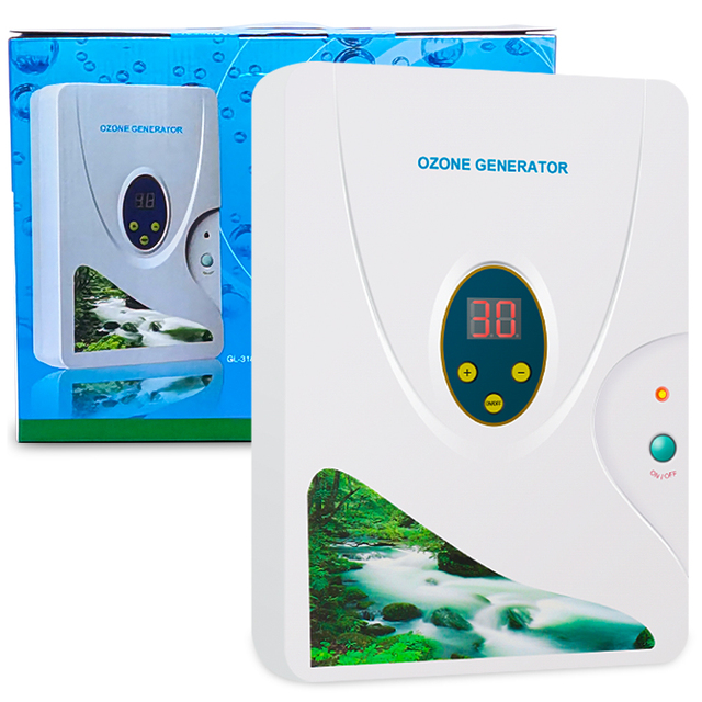 Compact Ozone Generator with 600mg Output for Water Cleaning Skin Care and Washing Applications Ozone Generator