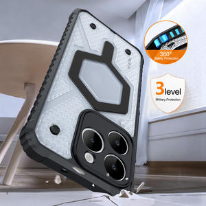 2025เคสโทรศัพท์มือถือดีไซน์เกราะหรูหรากันกระแทกแม่เหล็ก TPU + PC สำหรับ Oppo Realme 15T A6 A53 Reno 13 <span class=keywords><strong>Pro</strong></span> 5G - Product Image 3